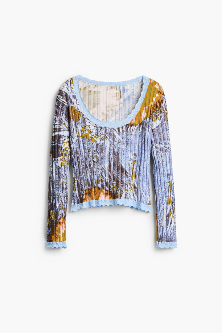 Lightweight floral sweater | Desigual