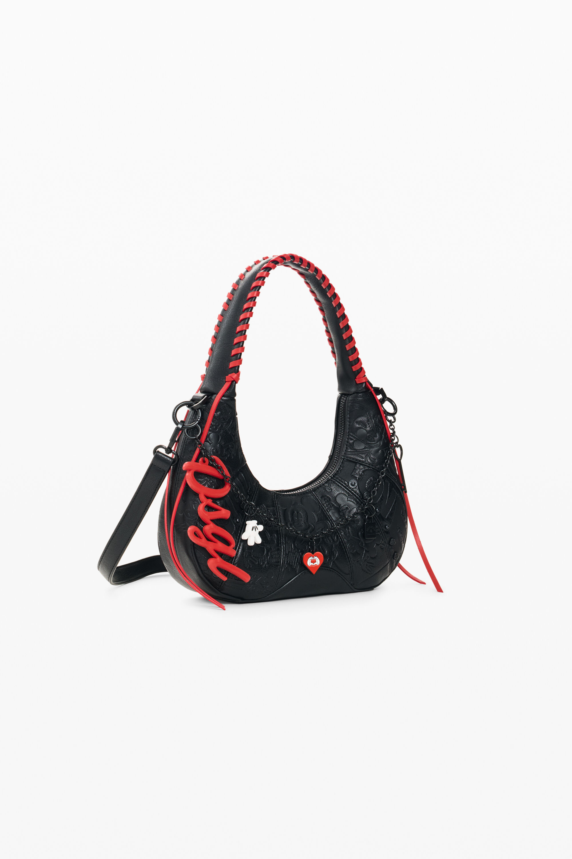 ミッキー™の中型バッグ 黒 レディースアクセサリーの I Desigual.com