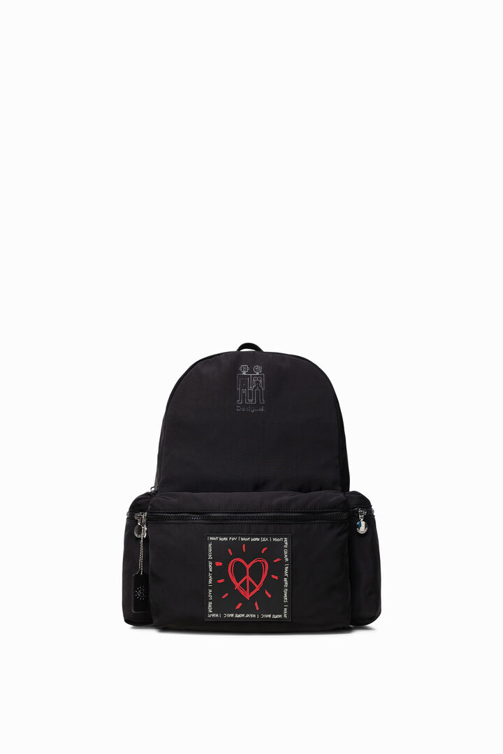 Heart keyring backpack | Desigual