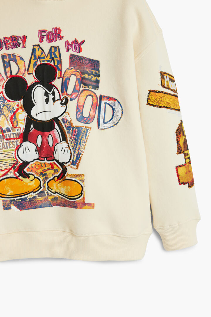 Mickey Mouse™ patchwork sweatshirt | Desigual