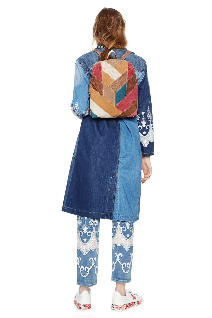 Reversible back pack Talia Madeira | Desigual