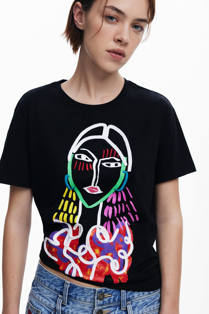 Arty print T-shirt | Desigual