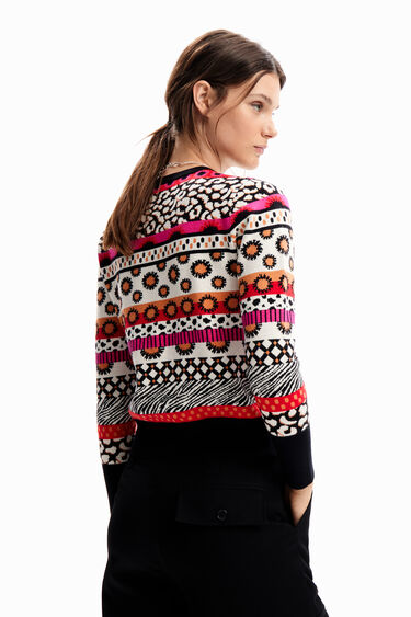 Short border pullover | Desigual