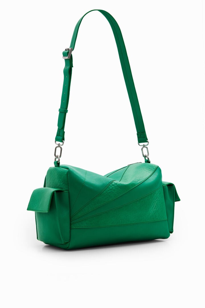 Bolso M patch texturas | Desigual
