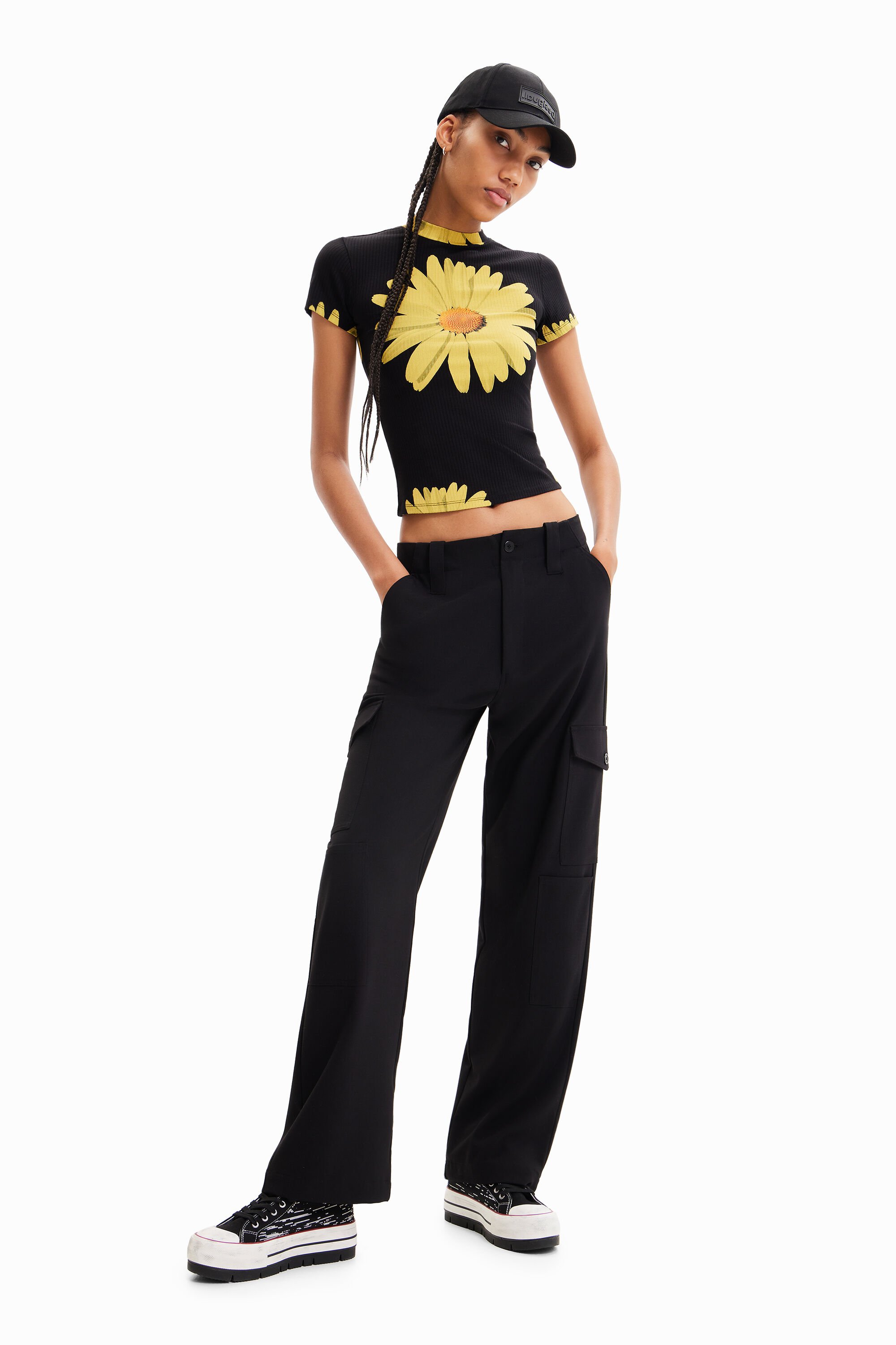 Flowy new arrivals black trousers