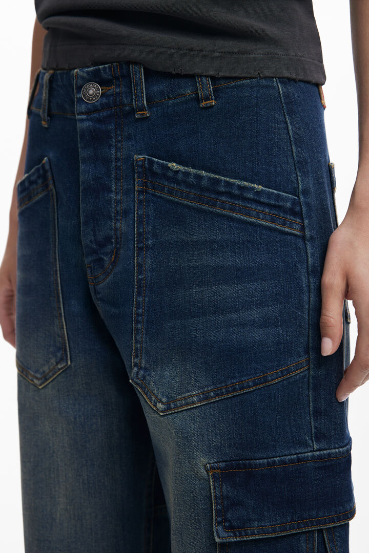 Baggy-Jeans mit Taschen | Desigual