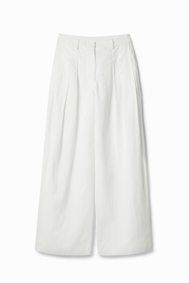 Pantalón Wide leg pinzas | Desigual