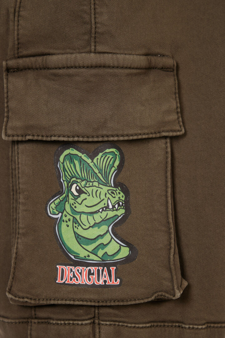 Pantalón largo jogger bolsillos cargo | Desigual