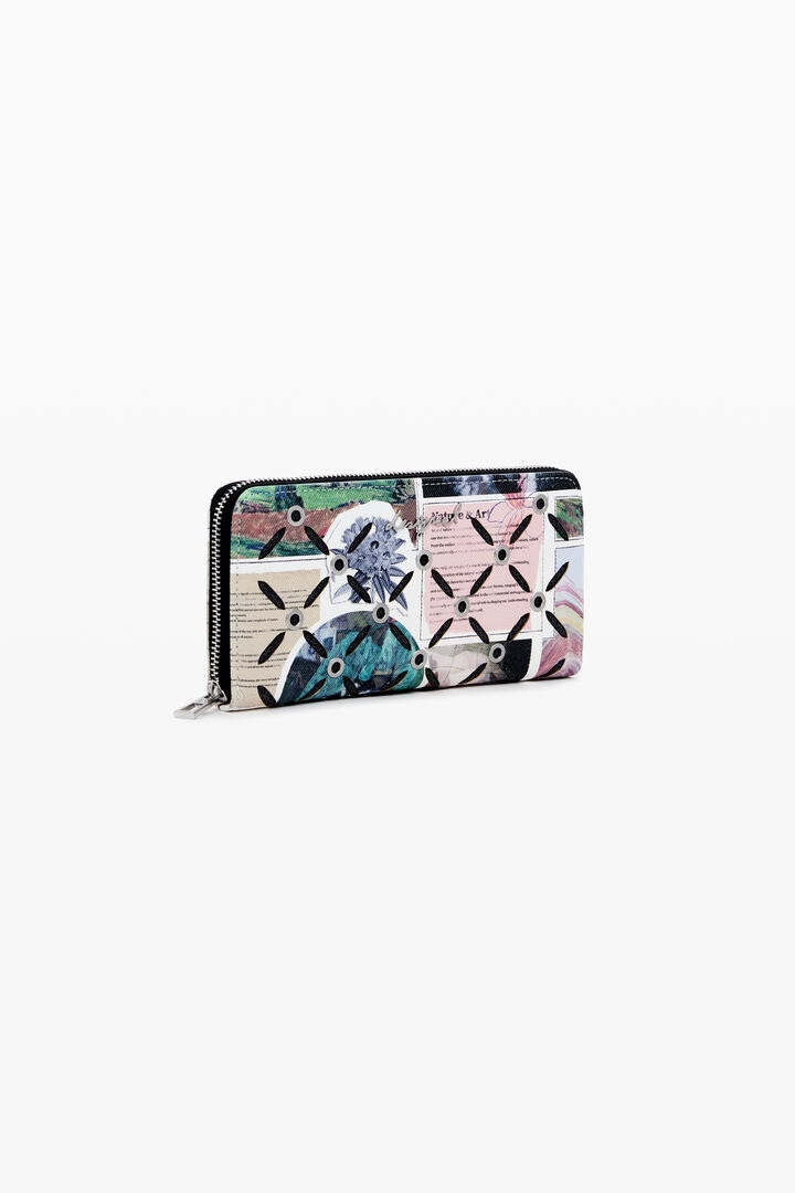 Large cut-out collage wallet | Desigual