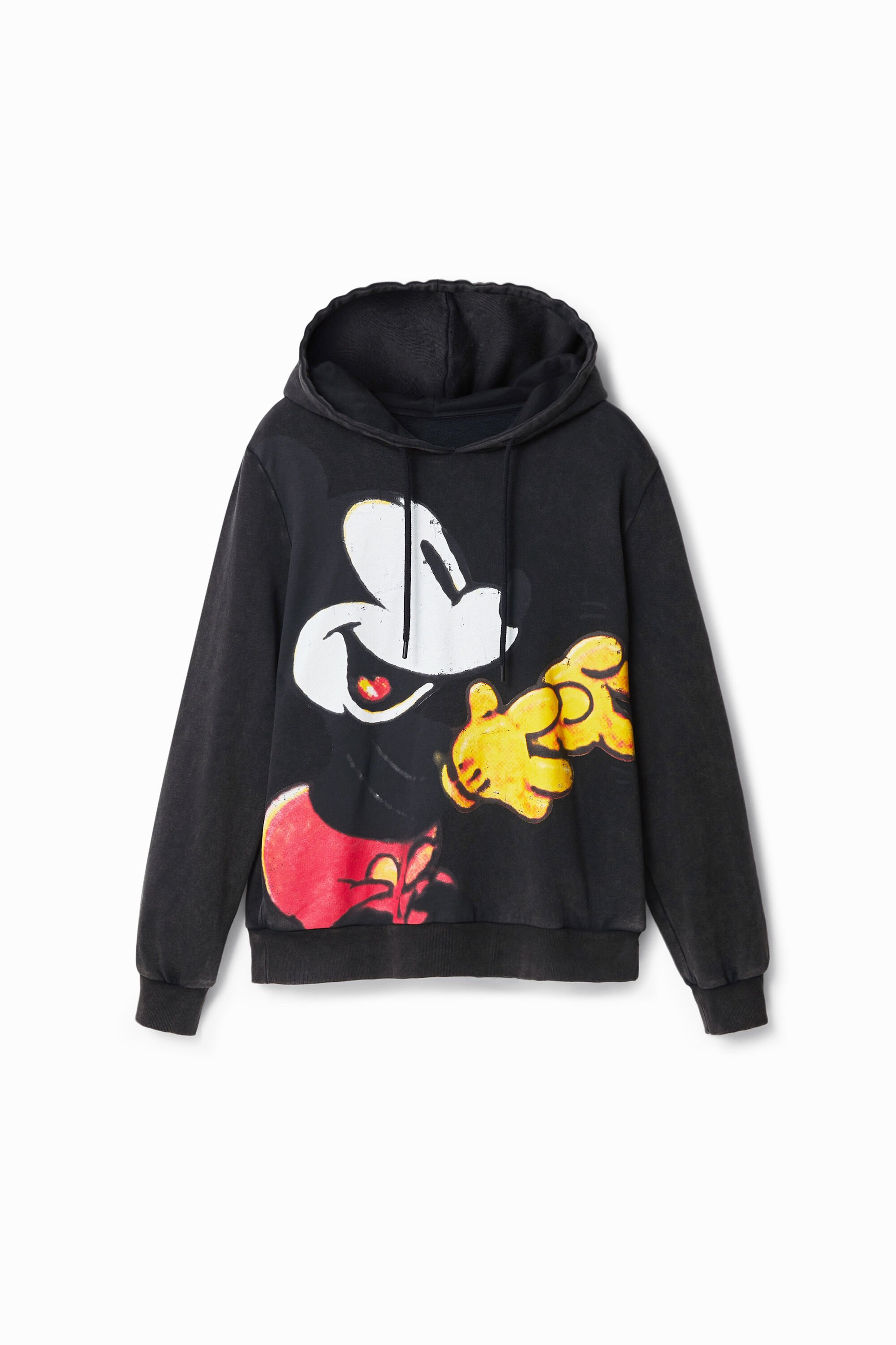 Mickey mouse print hoodie hotsell