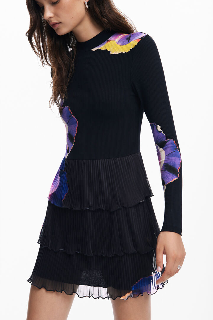 Vestido volantes flores | Desigual