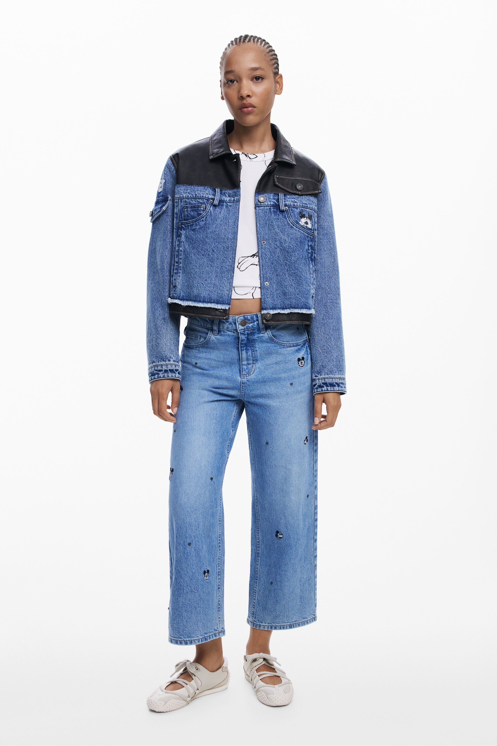 Mikcey™-Culotte-Jeans