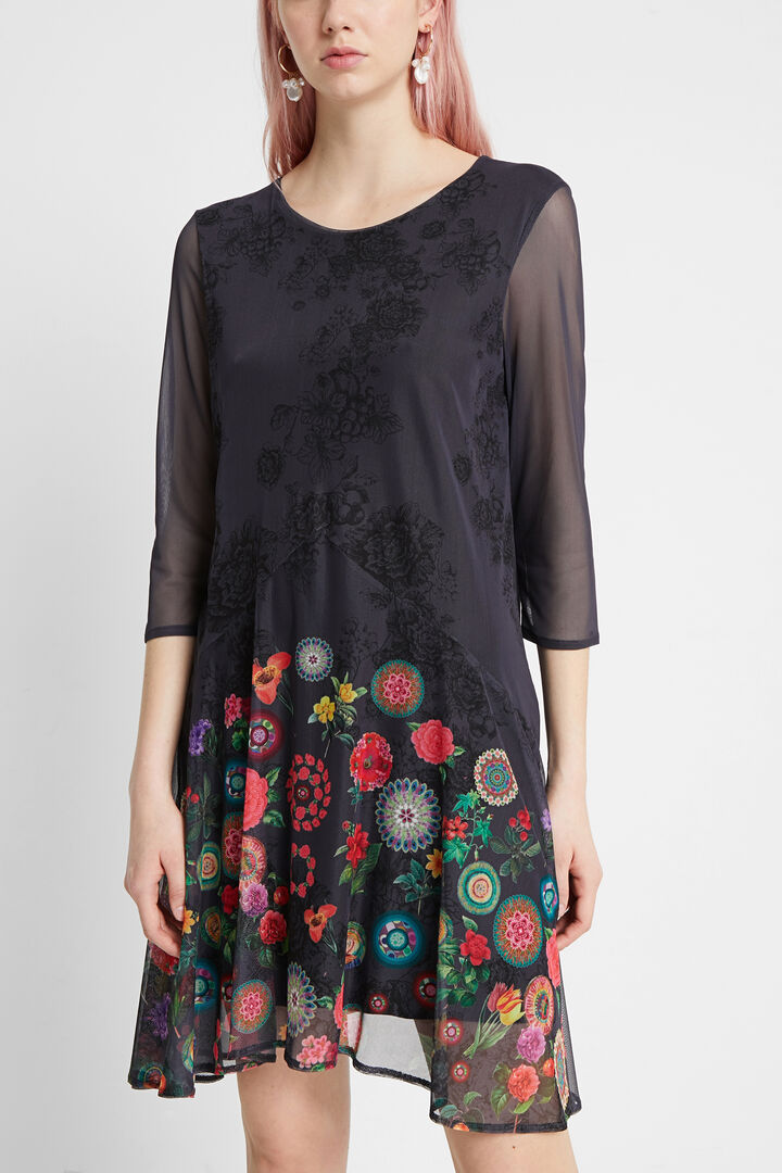 Floral multilayer dress | Desigual