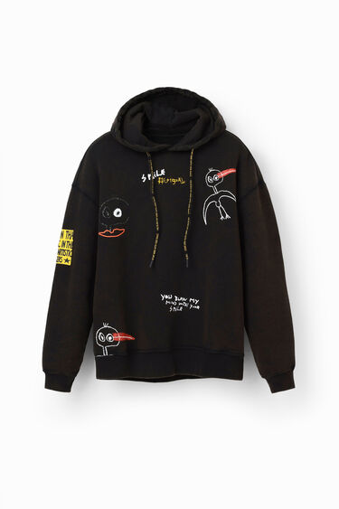 鳥モチーフ フーディ | Desigual