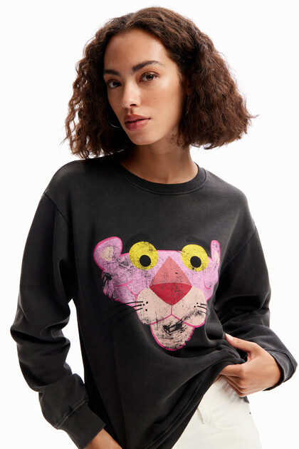 Abgewetzter Sweater Pink Panther