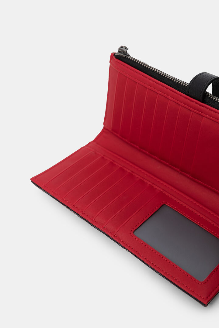 Linen rectangular wallet | Desigual