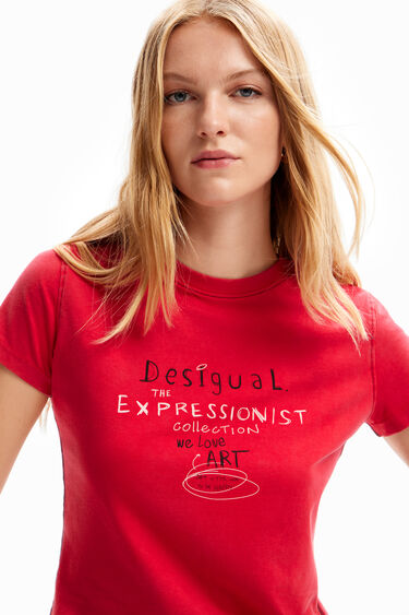 Slim message T-shirt | Desigual