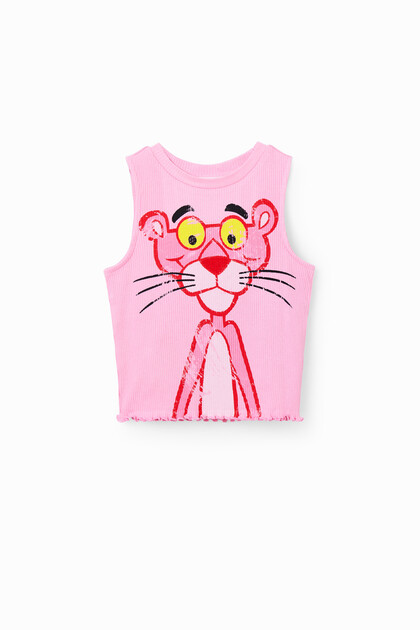 Ribbed Pink Panther T-shirt