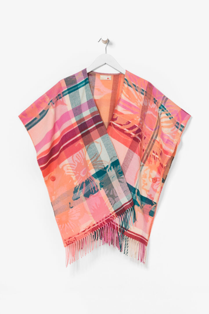 Poncho Love Tartan | Desigual