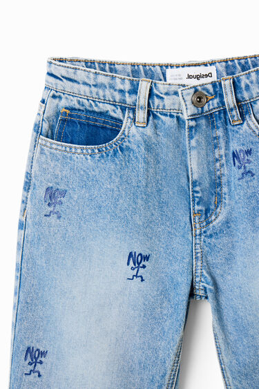 Now denim Bermuda shorts | Desigual