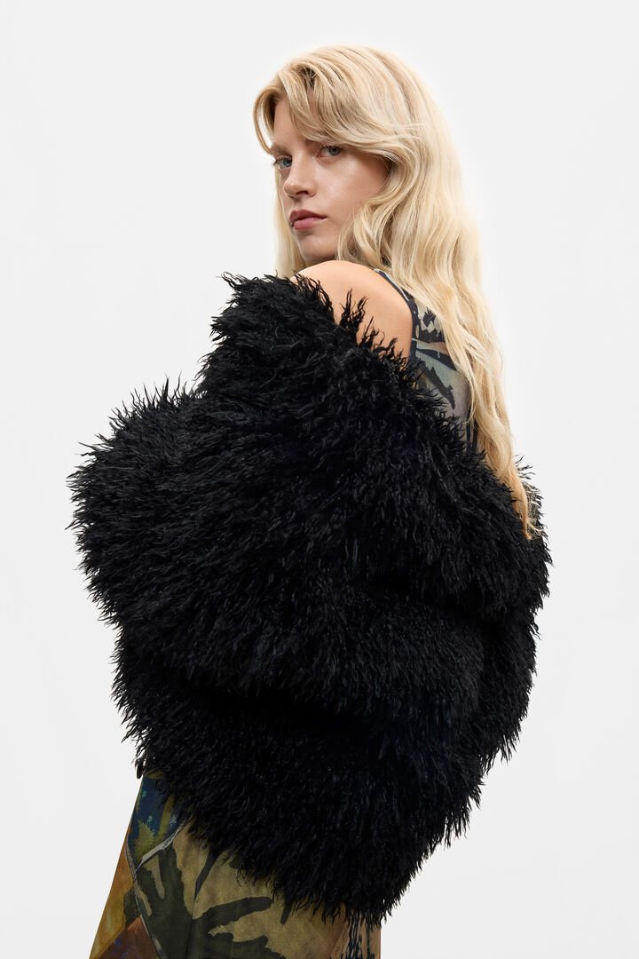 Synthetic Fur Coat