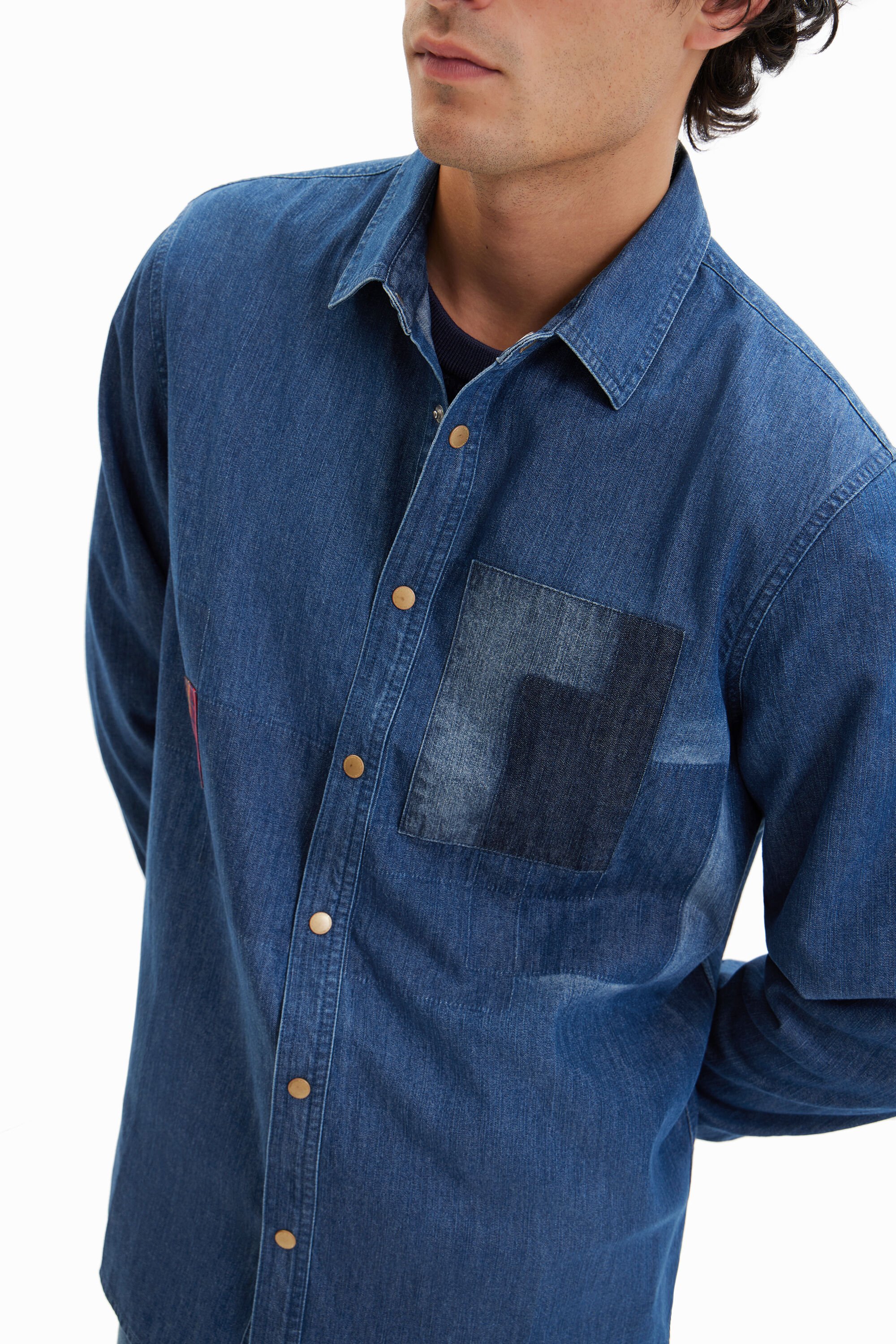 Camisa vaquera patch
