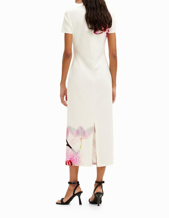 M. Christian Lacroix orchid midi dress | Desigual