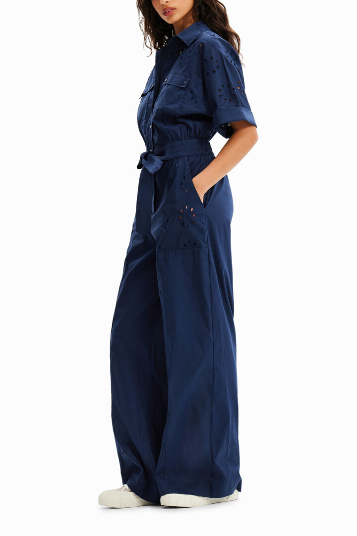 Swiss embroidery boilersuit | Desigual
