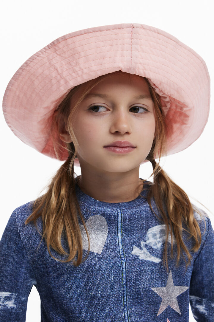 Denim T-shirt with stars | Desigual