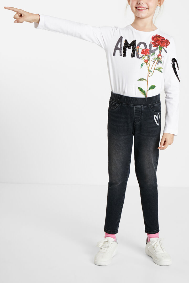 Jeans-Leggings im Slim Fit | Desigual