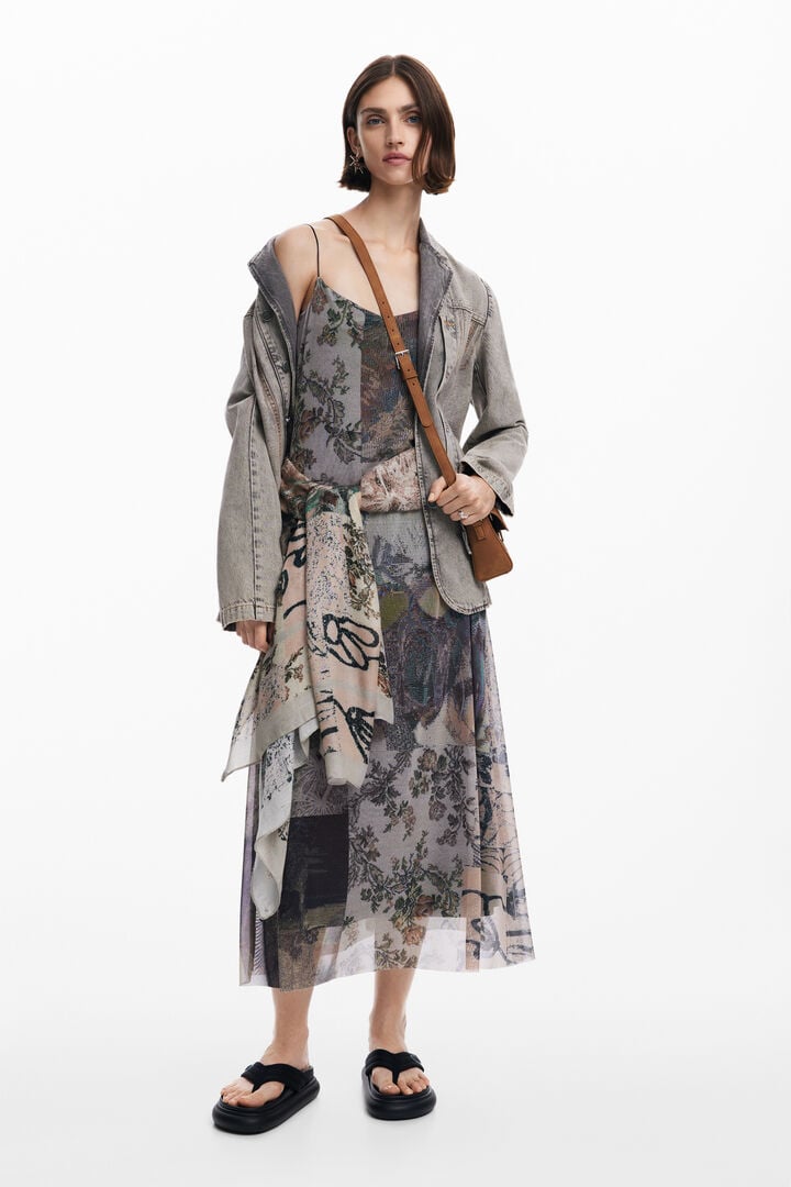 Printed midi dress | Desigual
