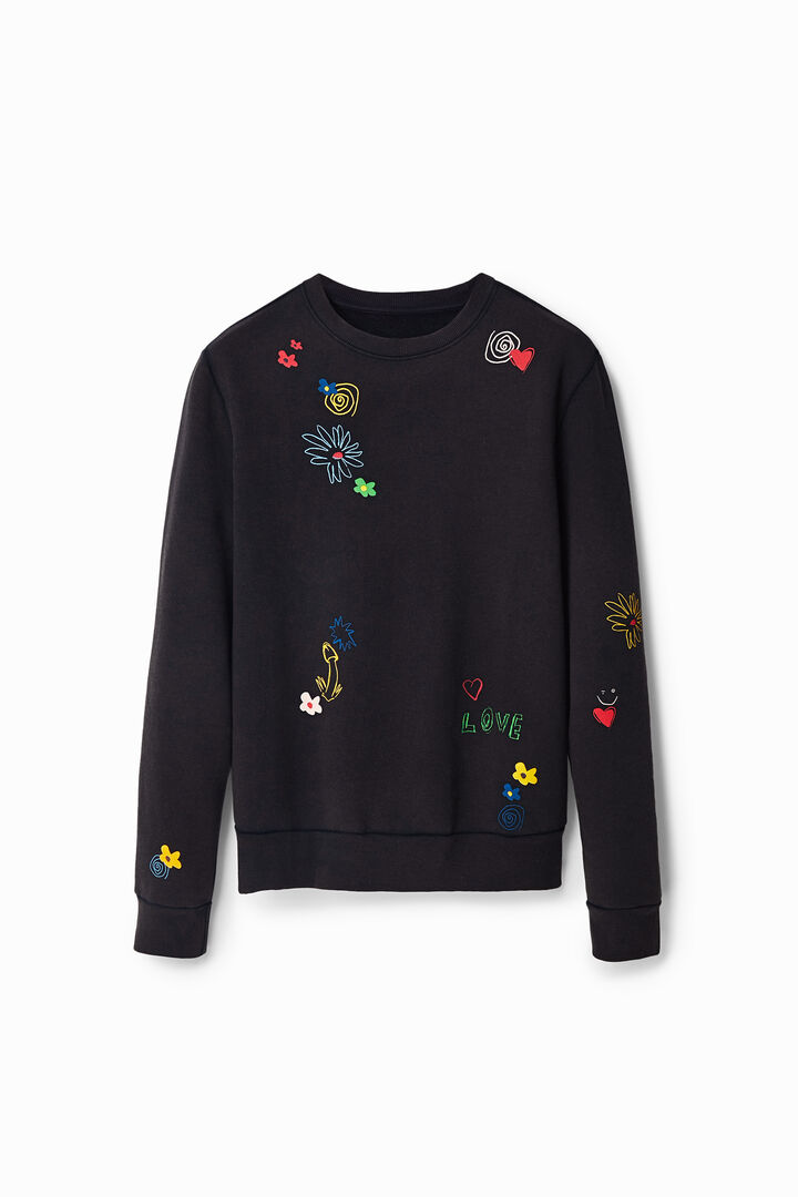 Sudadera lavada print | Desigual