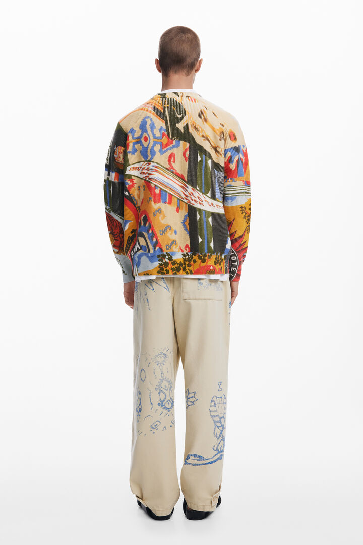 Ethnic print sweater | Desigual