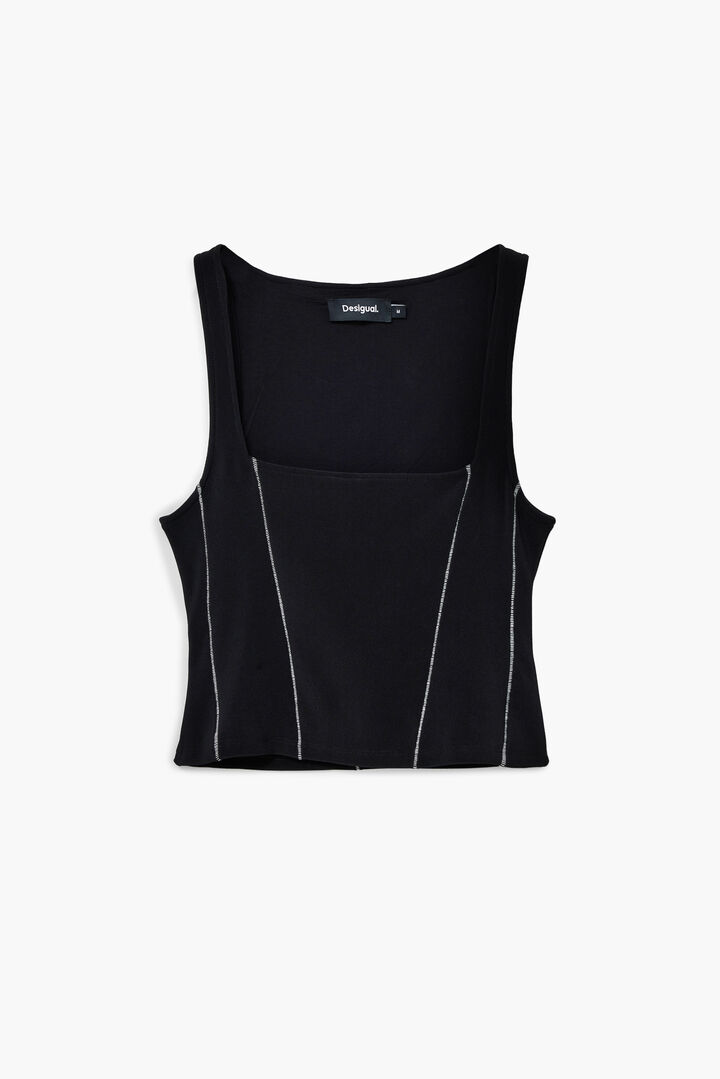 Rib tank top | Desigual