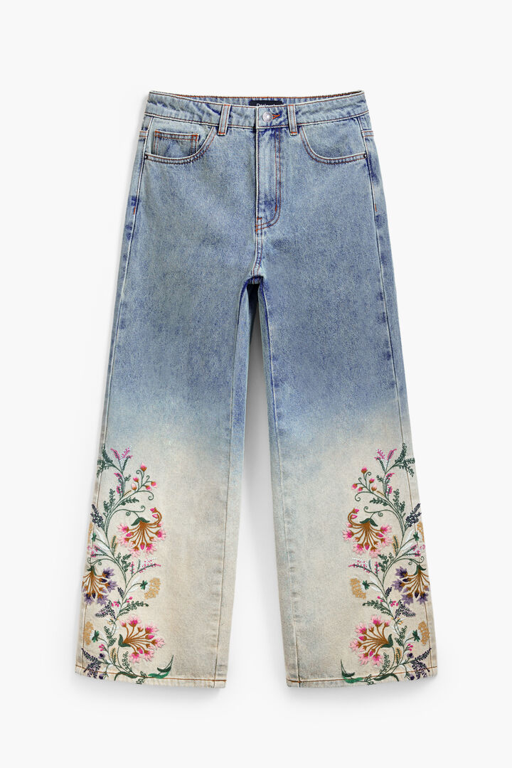 Floral Culotte Jeans | Desigual