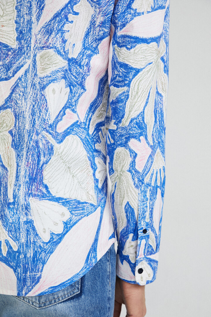 Long-sleeve tropical shirt | Desigual