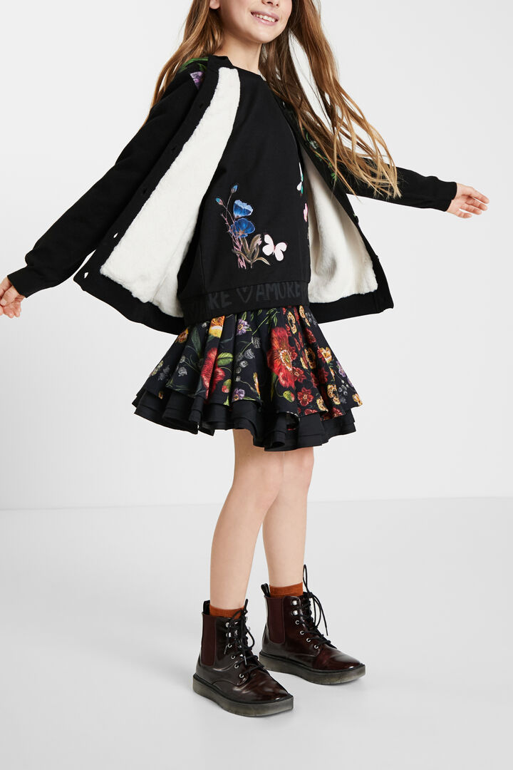 Chaqueta punto flores | Desigual