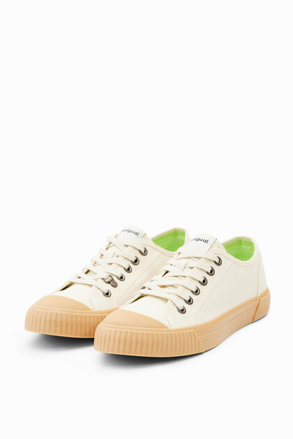 Baskets basses toile