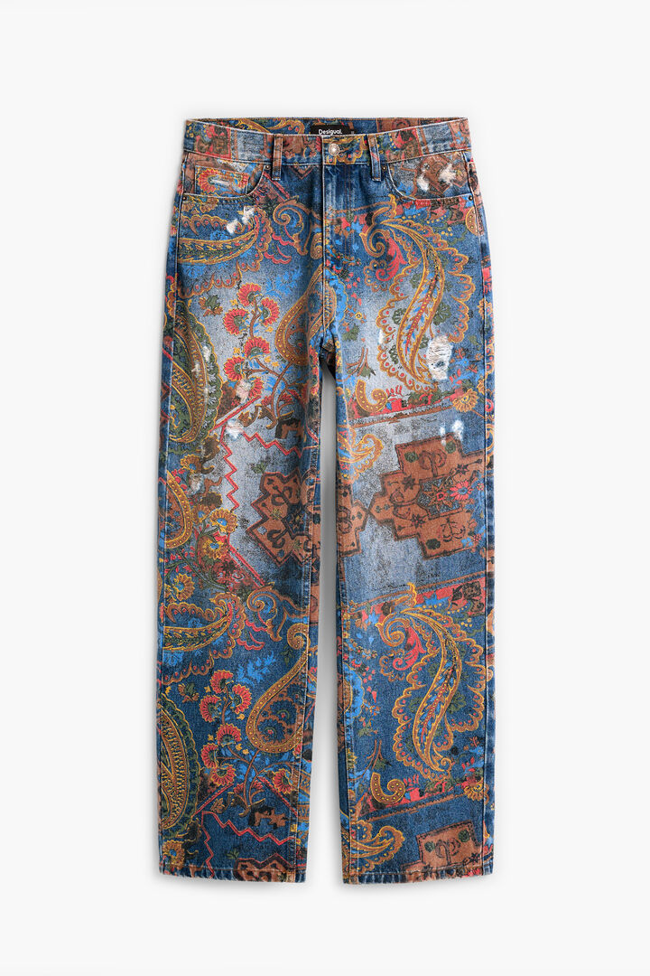 PRINTED JEANS