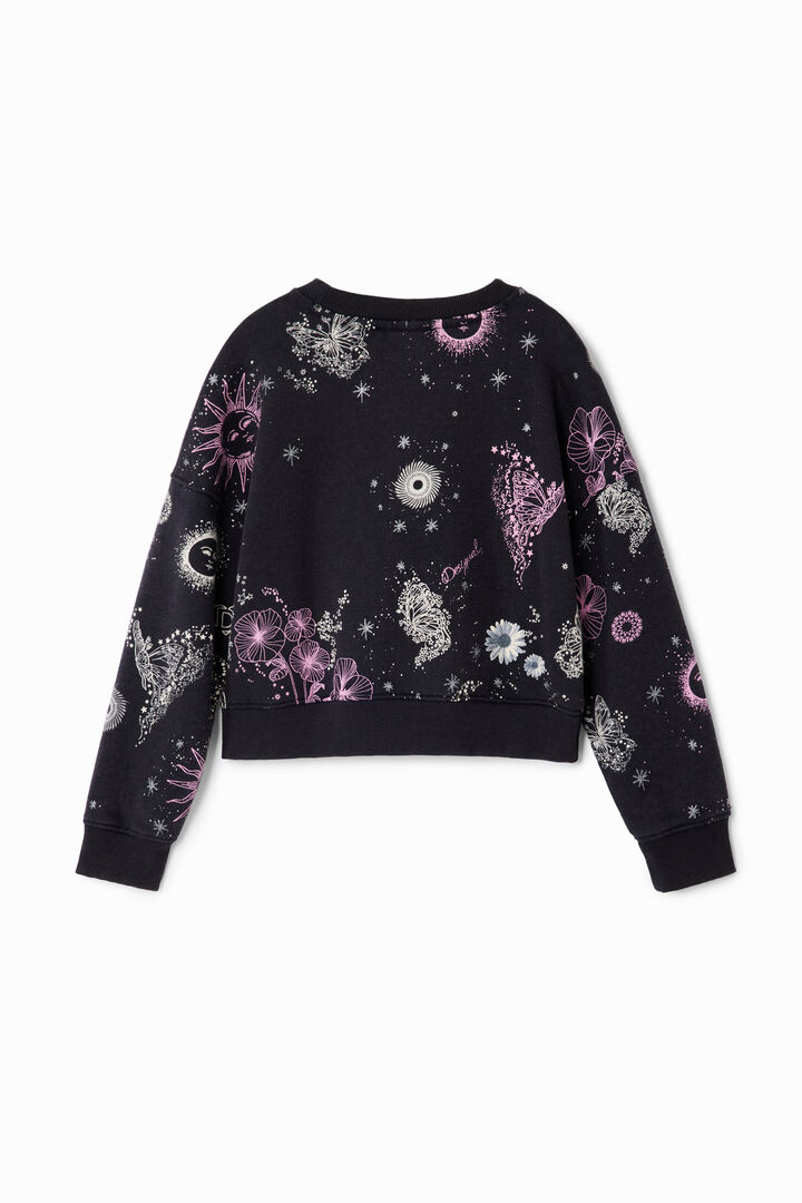 Sudadera flores universo | Desigual