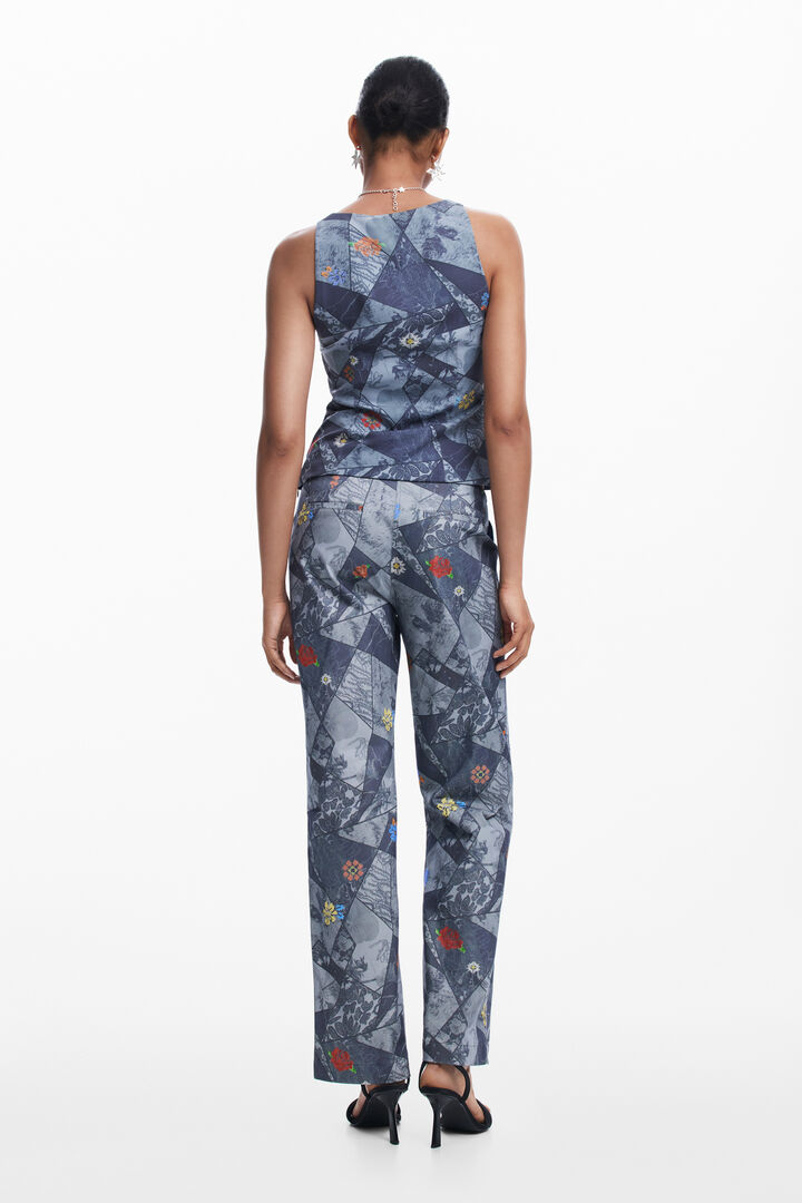 Patchwork pants | Desigual