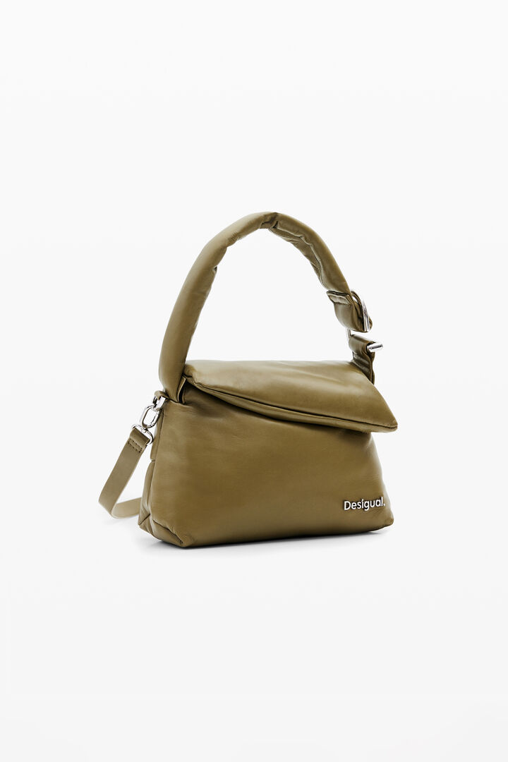 M padded leather bag | Desigual