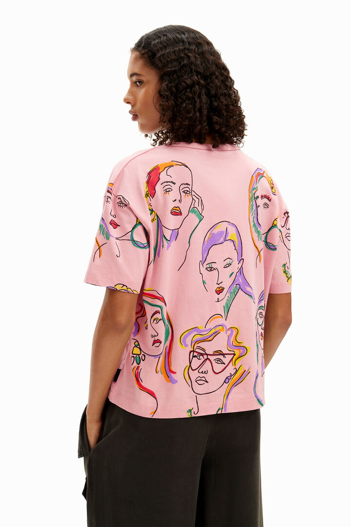 Arty faces T-shirt | Desigual