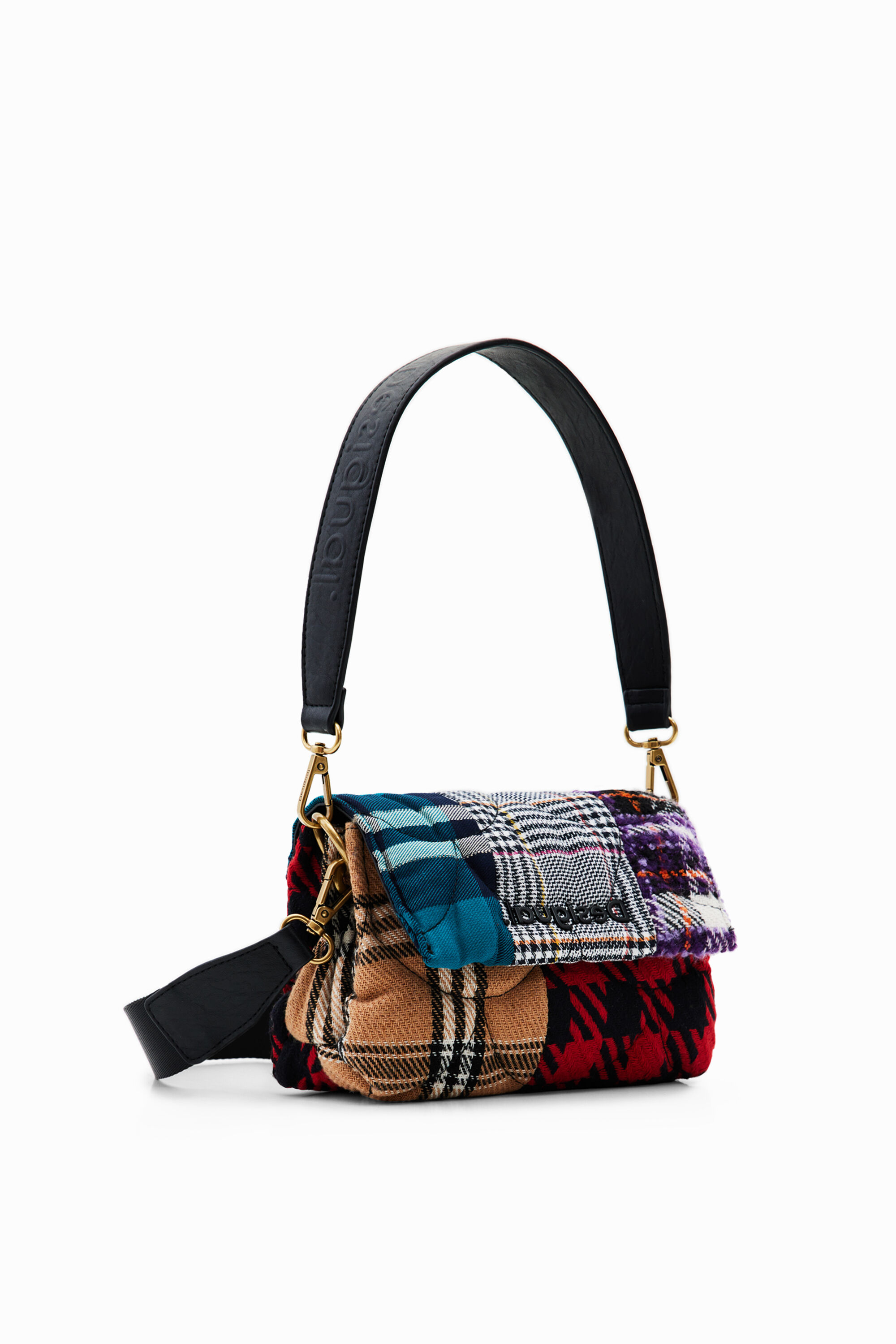 Mini tartan crossbody bag Desigual