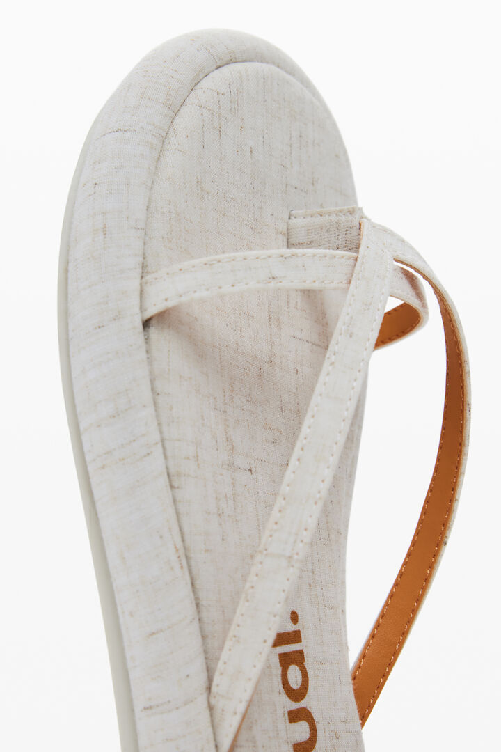 Crochet detail sandals | Desigual