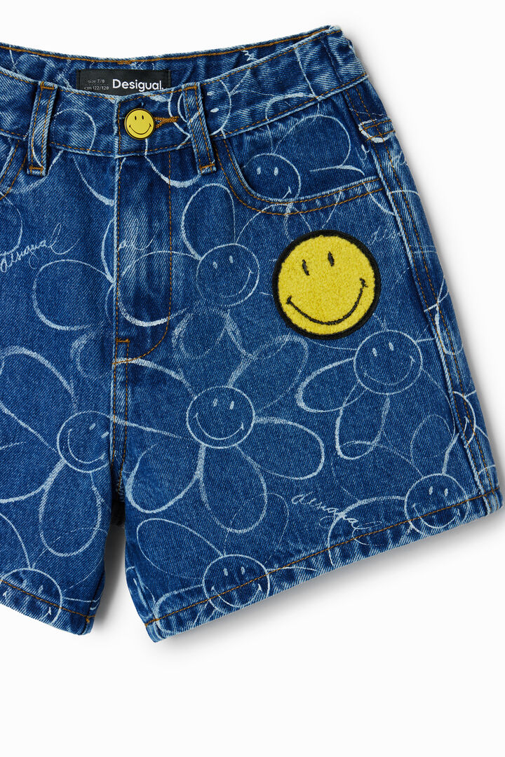 Smiley Originals ® denim shorts | Desigual