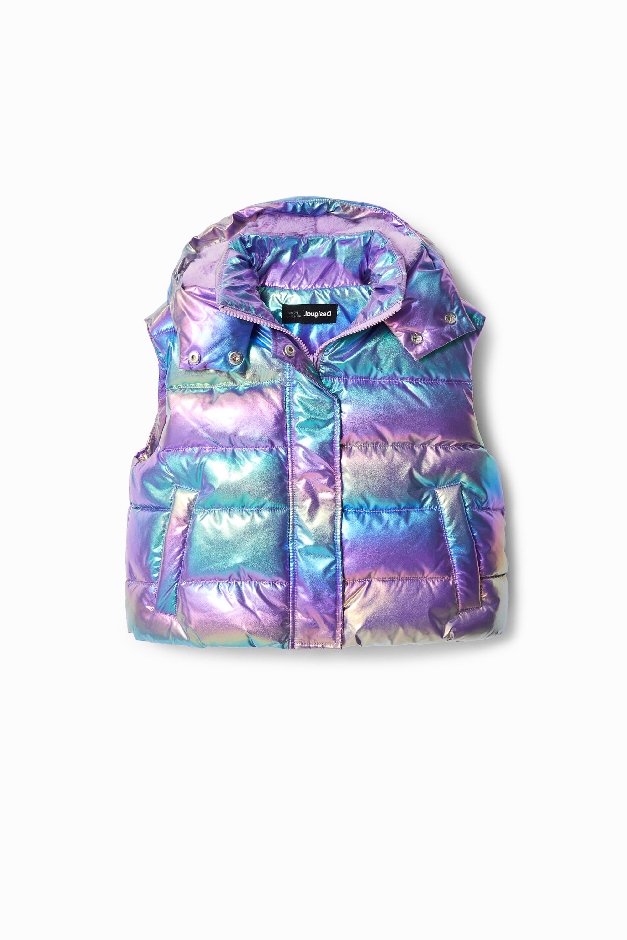 Gilet matelassé iridescent