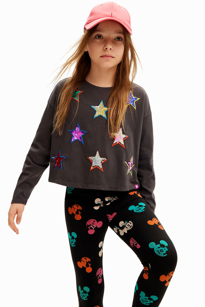 Langarmshirt mit Sternen