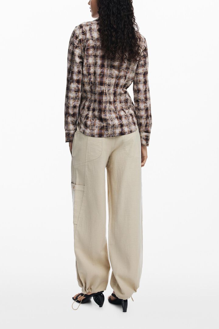 Twill jogger pants