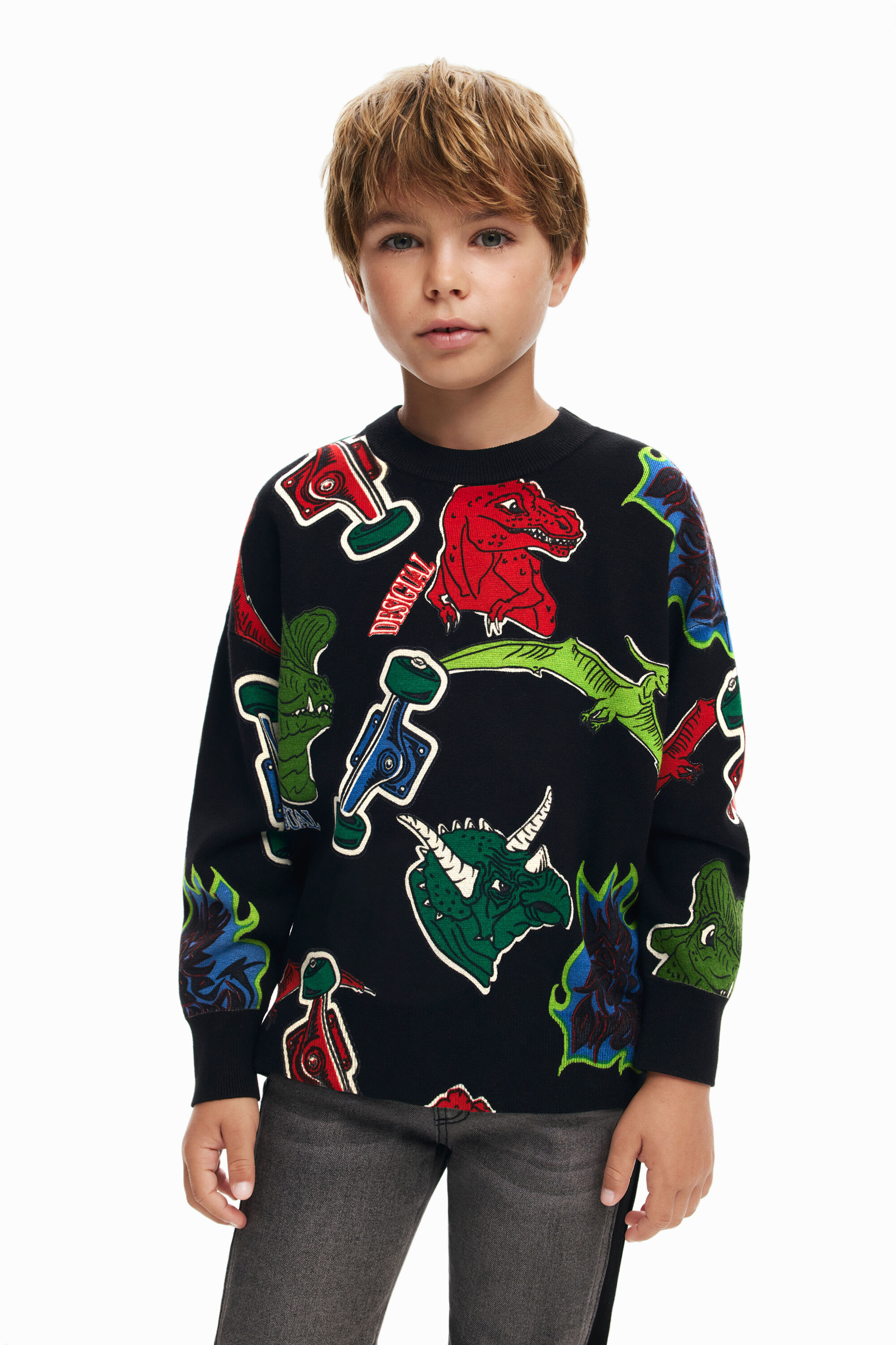 Childrens dinosaur sweatshirt outlet